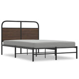 Vidaxl bedframe zonder matras bewerkt hout bruin eikenkleur 120x190 cm