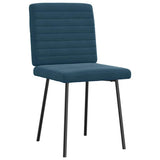 Vidaxl eetkamerstoelen 4 st fluweel blauw