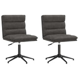 Vidaxl eetkamerstoelen 2 st kunstleer zwart