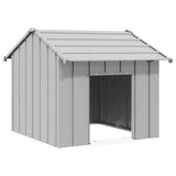 Vidaxl hondenhok met dak 85x107x81 cm gegalvaniseerd staal