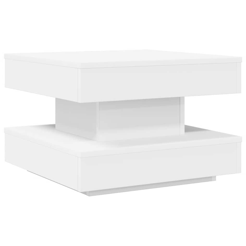 Vidaxl salontafel 360 graden draaibaar 50x50x34,5 cm wit