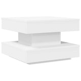 Vidaxl salontafel 360 graden draaibaar 50x50x34,5 cm wit