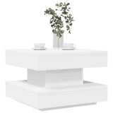 Vidaxl salontafel 360 graden draaibaar 50x50x34,5 cm wit