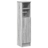 Vidaxl badkamerkast met rolhouder 20,5x22x90 cm grijs sonoma eiken