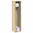 Vidaxl badkamerkast met rolhouder 20,5x20x90 cm sonoma eikenkleurig