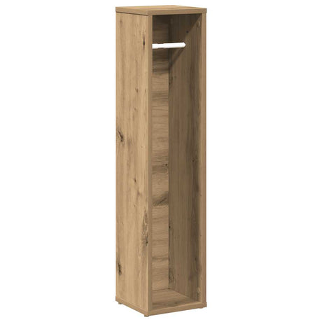 Vidaxl badkamerkast met rolhouder artisan oak 20,5x20x90 cm