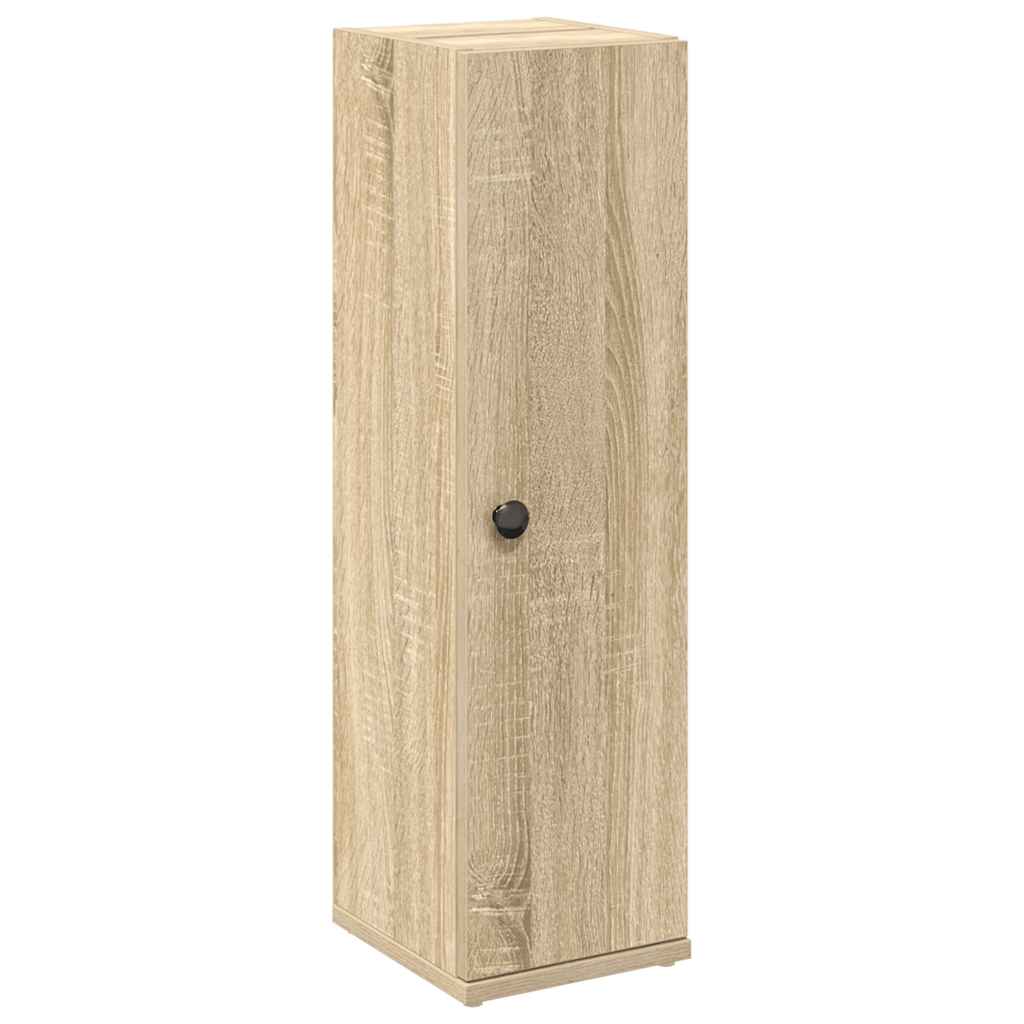 Vidaxl badkamerkast met rolhouder 20,5x22x72 cm sonoma eikenkleurig