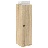 Vidaxl badkamerkast met rolhouder 20,5x22x72 cm sonoma eikenkleurig