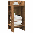 Vidaxl bijzettafels 2 st met plank 25,5x27x60 cm oud houtkleurig