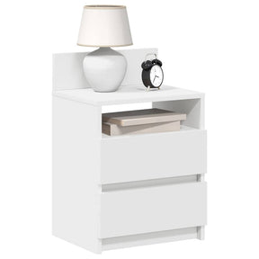 Vidaxl nachtkastjes 2 st met 2 lades 40x33x60 cm wit