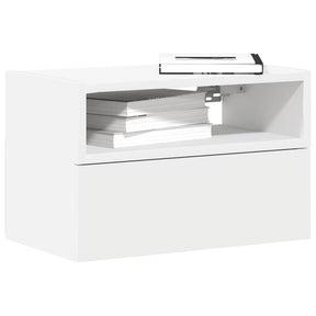 Vidaxl nachtkastjes 2 st wandgemonteerd 45x26x28,5 cm wit
