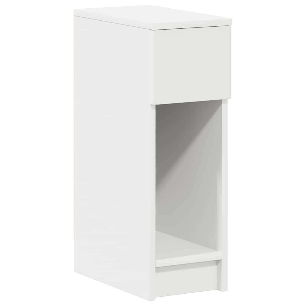 Vidaxl nachtkastje met lade 20x36x60 cm wit
