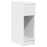 Vidaxl nachtkastje met lade 20x36x60 cm wit