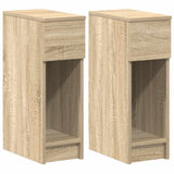 Vidaxl nachtkastjes 2 st met lade 20x36x60 cm sonoma eikenkleurig