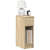 Vidaxl nachtkastjes 2 st met lade 20x36x60 cm sonoma eikenkleurig