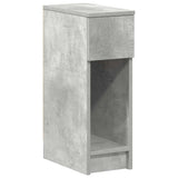 Vidaxl nachtkastje met lade 20x36x60 cm betongrijs