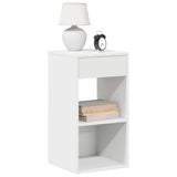 Vidaxl nachtkastjes 2 st met lade 35x34x66,5 cm wit
