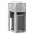 Vidaxl computertorenstandaard met lade 30x44x74 cm betongrijs