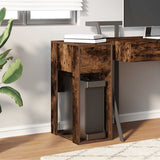Vidaxl computertorenstandaard met lade 30x44x74 cm gerookt eikenkleur