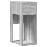 Vidaxl computertorenstandaard met lade 30x44x74 cm grijs sonoma eiken