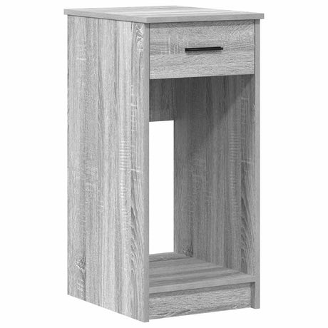 Vidaxl computertorenstandaard met lade 35x45x77 cm grijs sonoma eiken