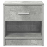 Vidaxl nachtkastje met lade 39x28x41 cm betongrijs