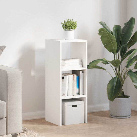 Vidaxl boekenkast stapelbaar 30x30x80 cm bewerkt hout wit