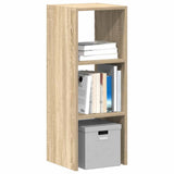 Vidaxl boekenkast stapelbaar 30x30x80 cm bewerkt hout sonoma eiken
