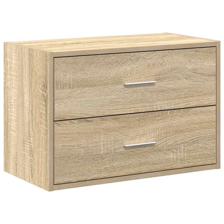 Vidaxl kast met 2 lades 60x31x40 cm bewerkt hout sonoma eikenkleur