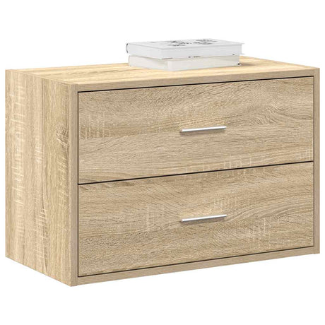 Vidaxl kast met 2 lades 60x31x40 cm bewerkt hout sonoma eikenkleur