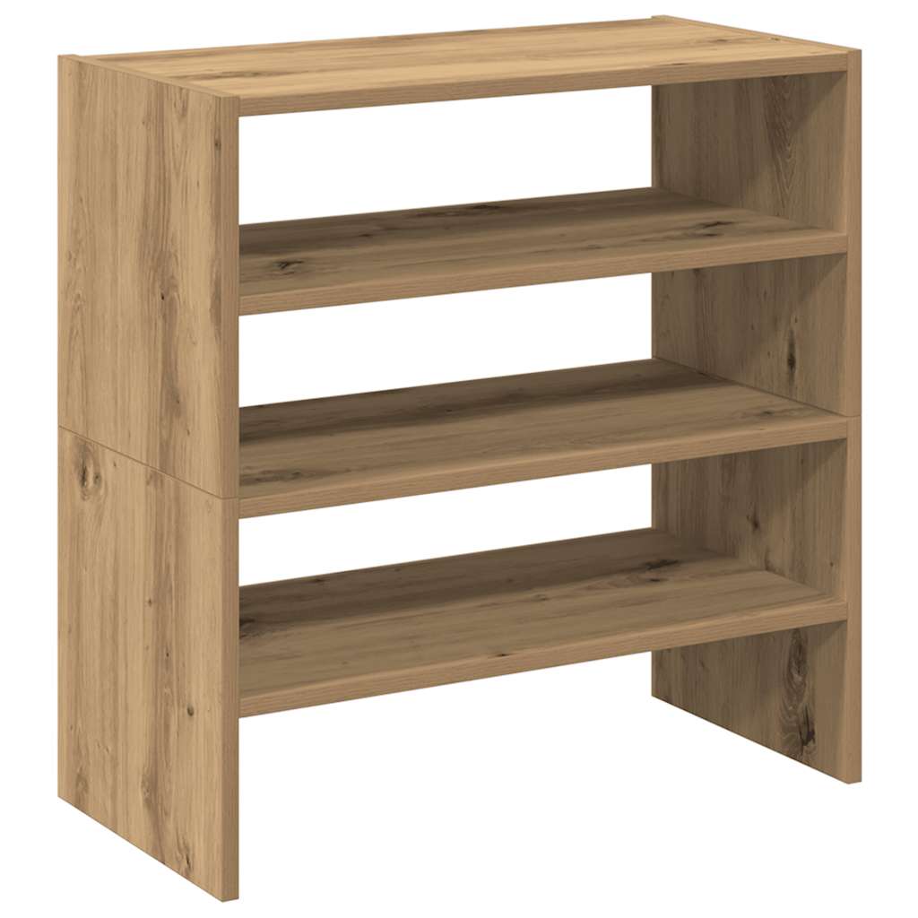 Vidaxl Schong Racken 2 st Stackable 60x30330.5 cm artikal oak