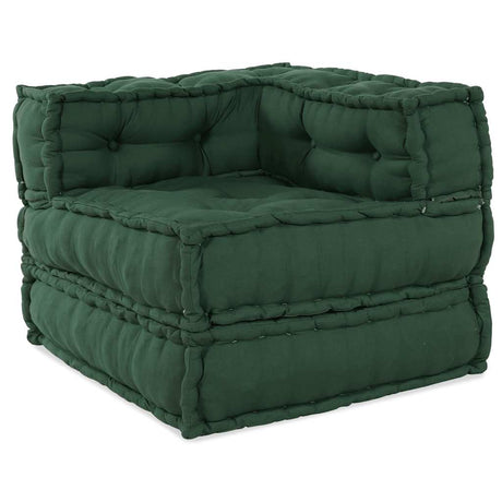 Vidaxl modulaire bankstel 70x70x54 stof groen