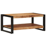 Vidaxl salontafel 90x50x38 cm massief acaciahout