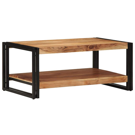 Vidaxl salontafel 90x50x38 cm massief acaciahout
