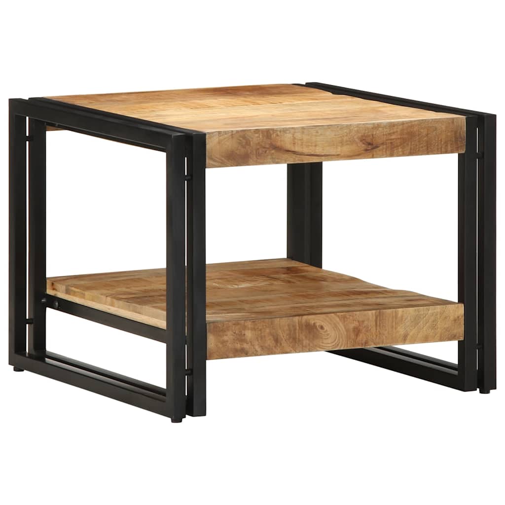 Vidaxl salontafel 50x50x38 cm massief ruw hout mango