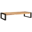 Vidaxl badkamerplank bruin 120 x 50 x 23 cm massief ruw mango hout