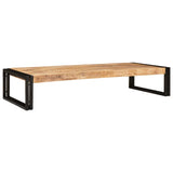 Vidaxl badkamerplank bruin 120 x 50 x 23 cm massief ruw mango hout
