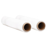 Vidaxl stretchfilm 2 st transparant 23 μm 50 cm x 300 m