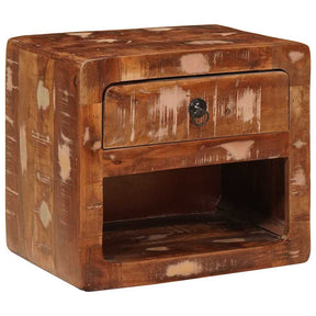 Vidaxl wandgemonteerde naastkast met lade multikleur 40 x 30 x 36 cm
