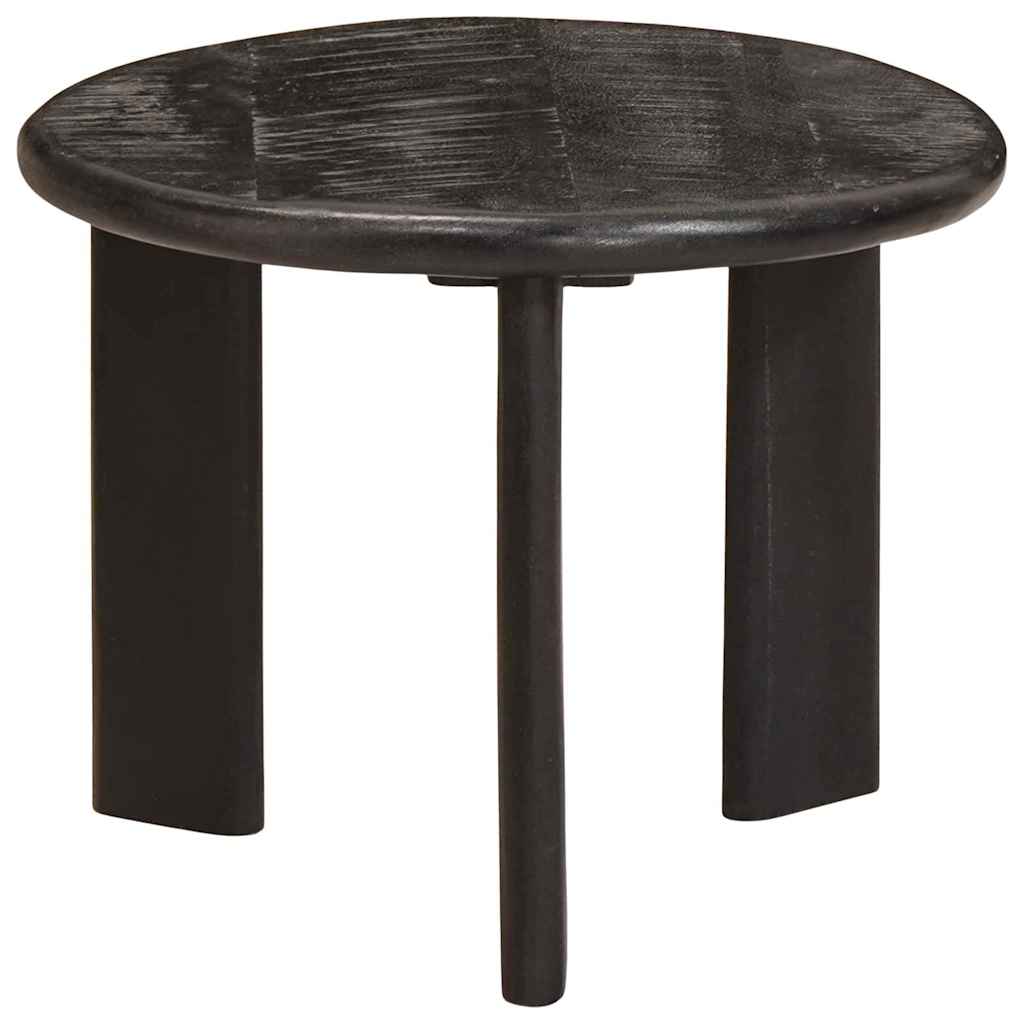 Vidaxl nest koffietafels 3 st wit ø 54 x 40 cm massief mango hout
