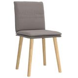 Vidaxl eetkamerstoelen draaibaar 2 st stof taupe