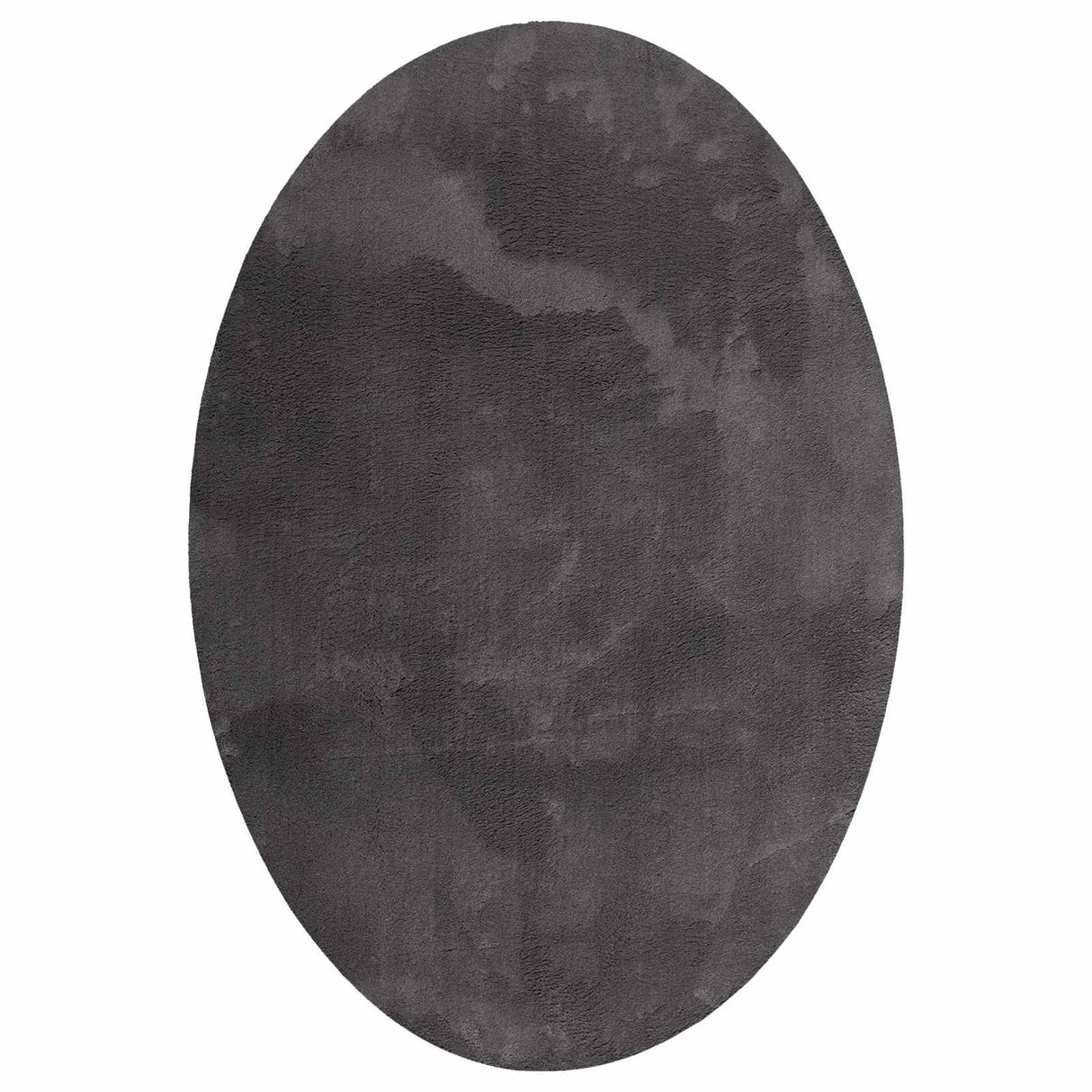 Vidaxl vloerkleden ovaal huarte antraciet 160 x 230 cm 100% polyester