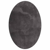 Vidaxl vloerkleden ovaal huarte antraciet 160 x 230 cm 100% polyester