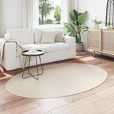 Vidaxl tapijt huarte beige 140 x 200 cm 100% polyester