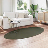 Vidaxl vloerkleden ovaal huarte bosgroen 100 x 200 cm 100% polyester