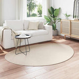 Vidaxl tapijt huarte beige 140 x 200 cm polyester