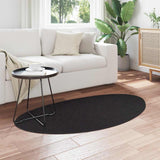 Vidaxl tapijt huarte zwart 80 x 150 cm polyester