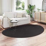 Vidaxl tapijt huarte zwart 160 x 230 cm polyester