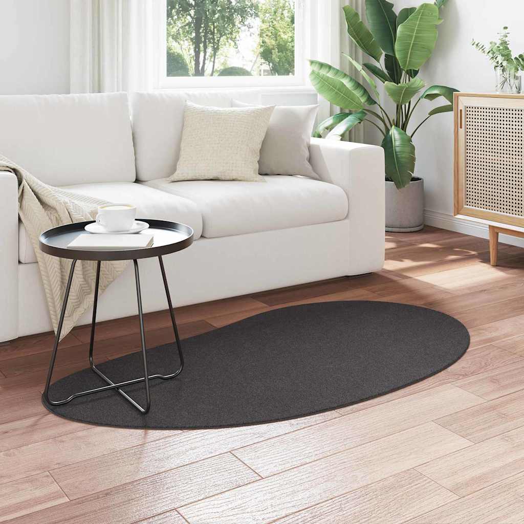 Vidaxl tapijt huarte antraciet 80 x 150 cm polyester