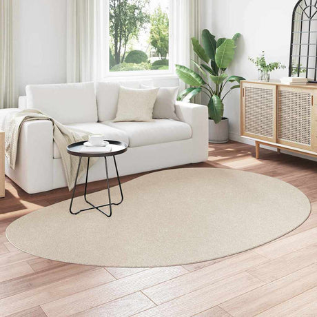 Vidaxl tapijt huarte beige 160 x 230 cm polyester